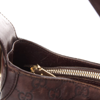 Gucci Guccissima Creole Hobo Chocolate 16 of 17