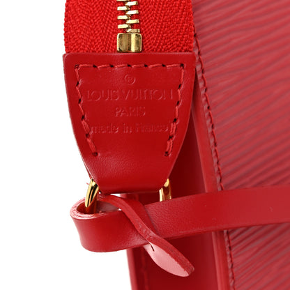 Louis Vuitton Epi Pochette Accessories 21 Castillan Red 6 of 10