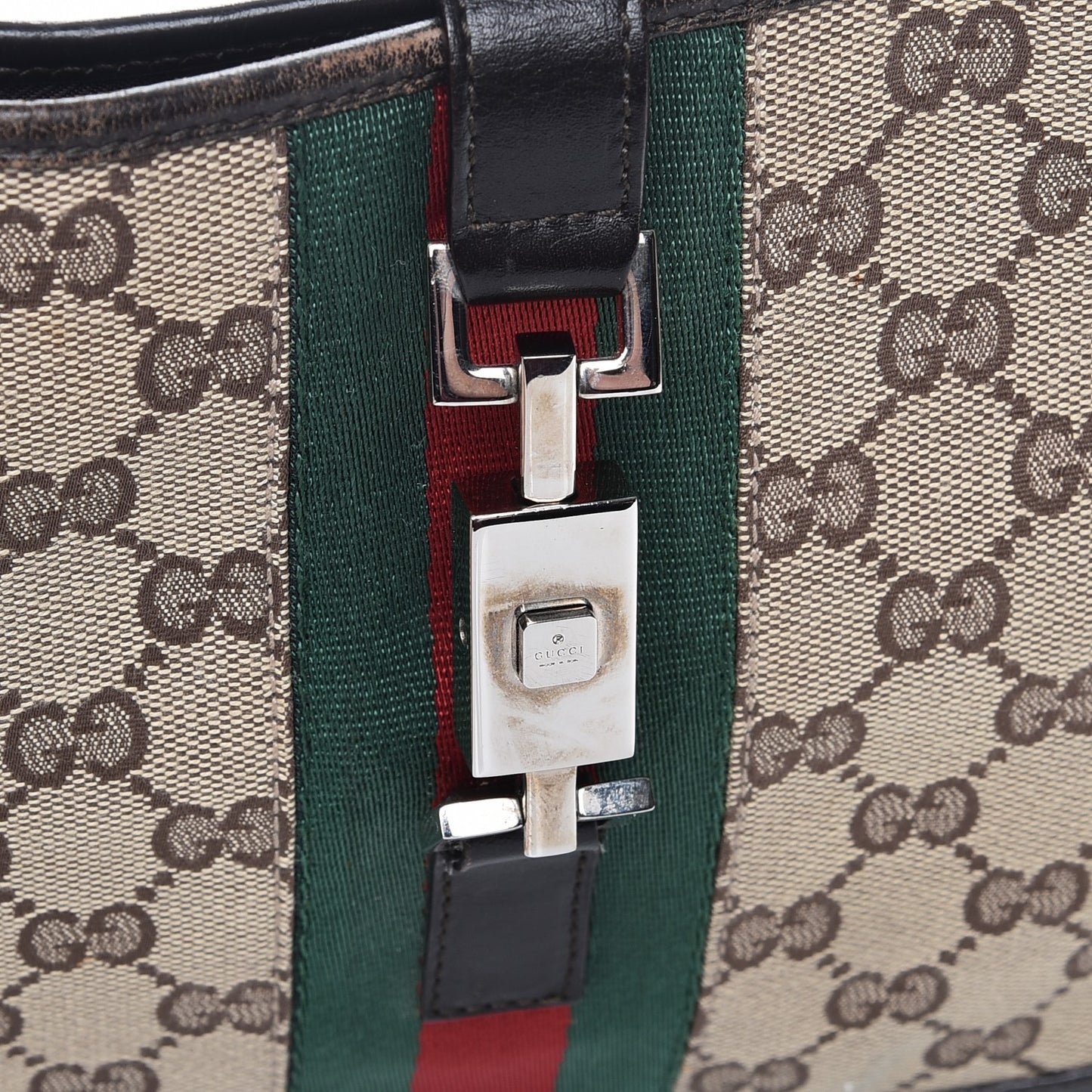 Monogram Web Jackie O Hobo Dark Brown