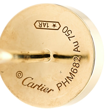 Cartier 18K Yellow Gold LOVE Earrings 4 of 5