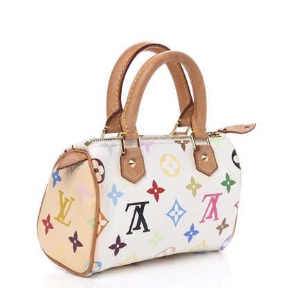 Louis Vuitton Monogram Multicolor Mini Sac HL Speedy White 2 of 9
