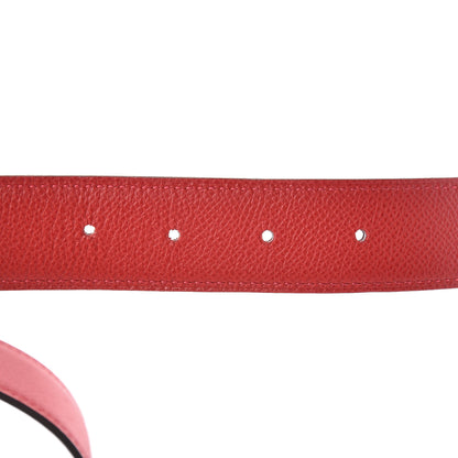 Hermes Epsom Swift 32mm Belt Strap 80 Rouge Casaque Rouge H 6 of 6