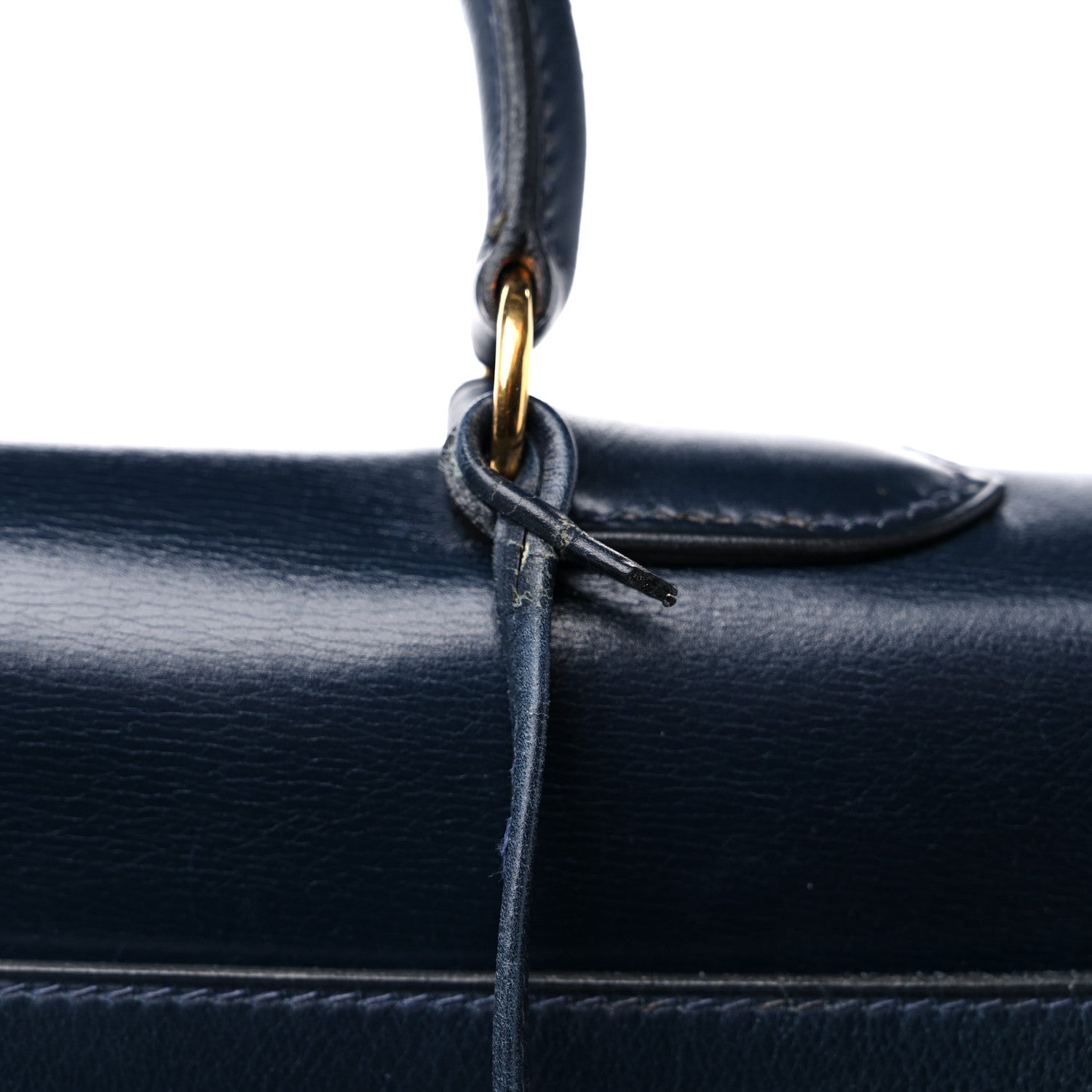 Hermes Box Kelly Retourne 35 Indigo 20 of 23