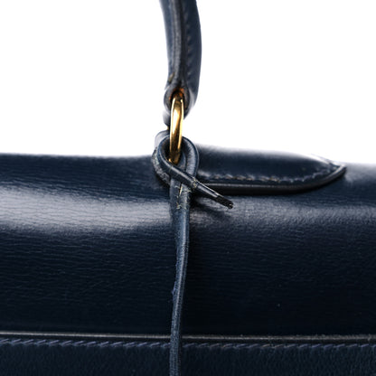 Hermes Box Kelly Retourne 35 Indigo 20 of 23