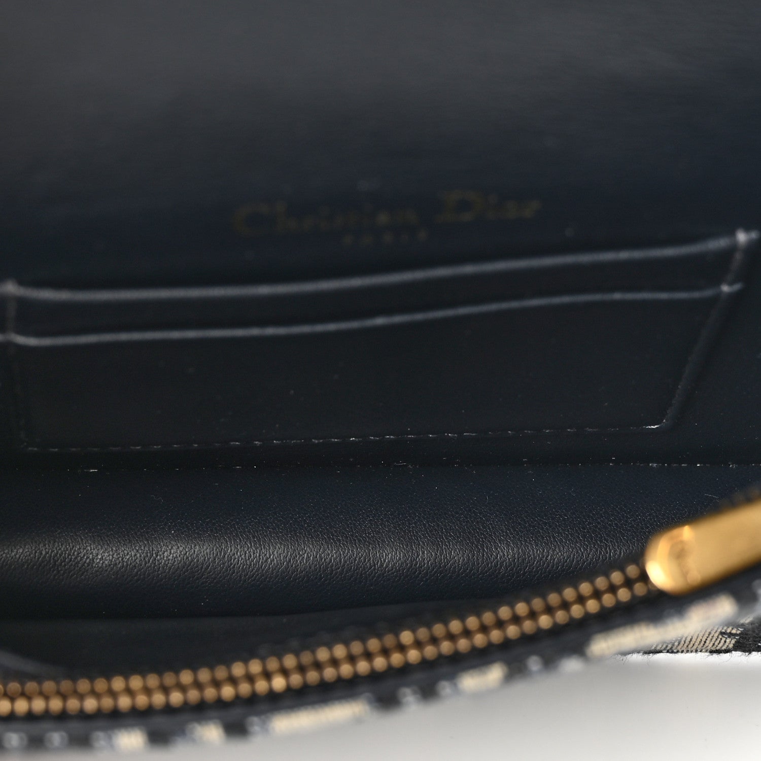 Christian Dior Oblique Saddle Belt Bag Blue 5 of 8