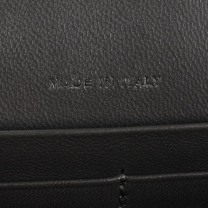 Saint Laurent Calfskin Crocodile Embossed Monogram Chain Wallet Dark Anthracite 7 of 8