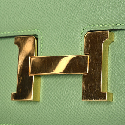 Hermes Epsom Constance 18 Vert Criquet 18 of 18