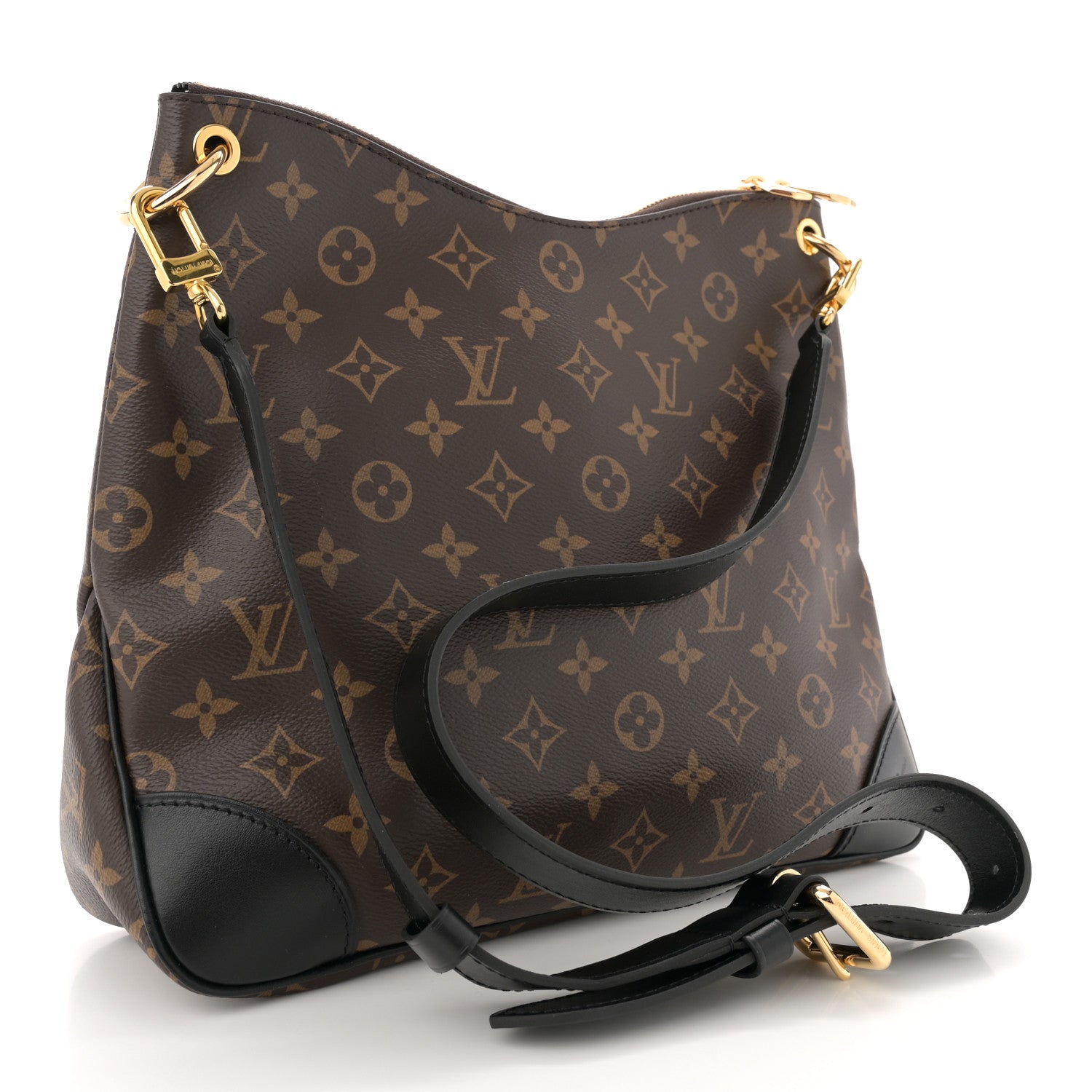 Louis Vuitton Monogram Odeon MM Black 3 of 9