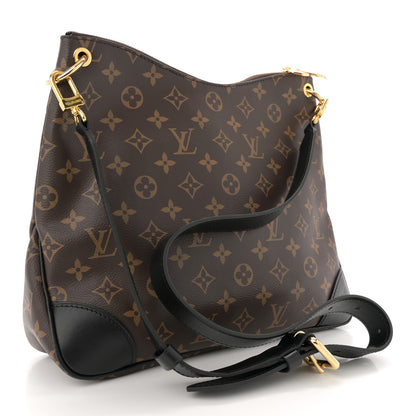 Louis Vuitton Monogram Odeon MM Black 3 of 9