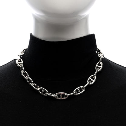 Hermes Sterling Silver Chaine D'Ancre Necklace PM 2 of 5