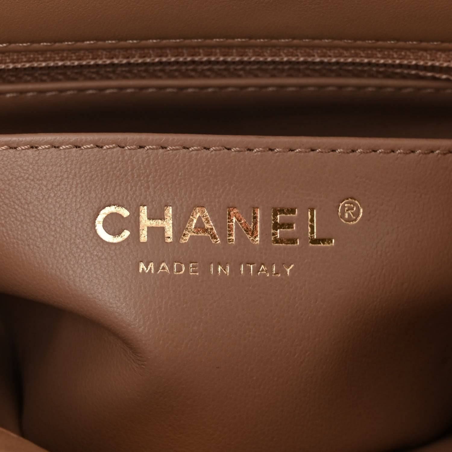 Chanel Lambskin Quilted Mini Pearl Crush Flap Dark Beige 6 of 11