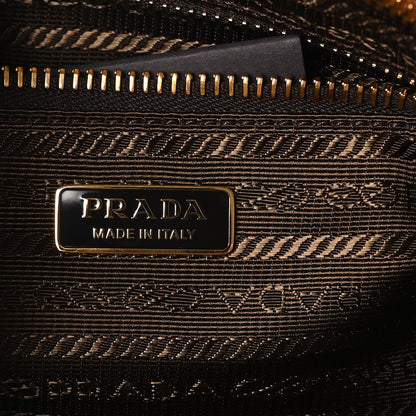 Prada Suede Triangle Medium Bonnie Shoulder Bag Cacao 5 of 9