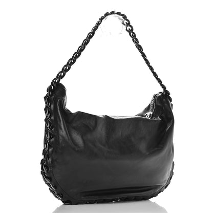 Chanel Calfskin Modern Chain Hobo Black 3 of 7