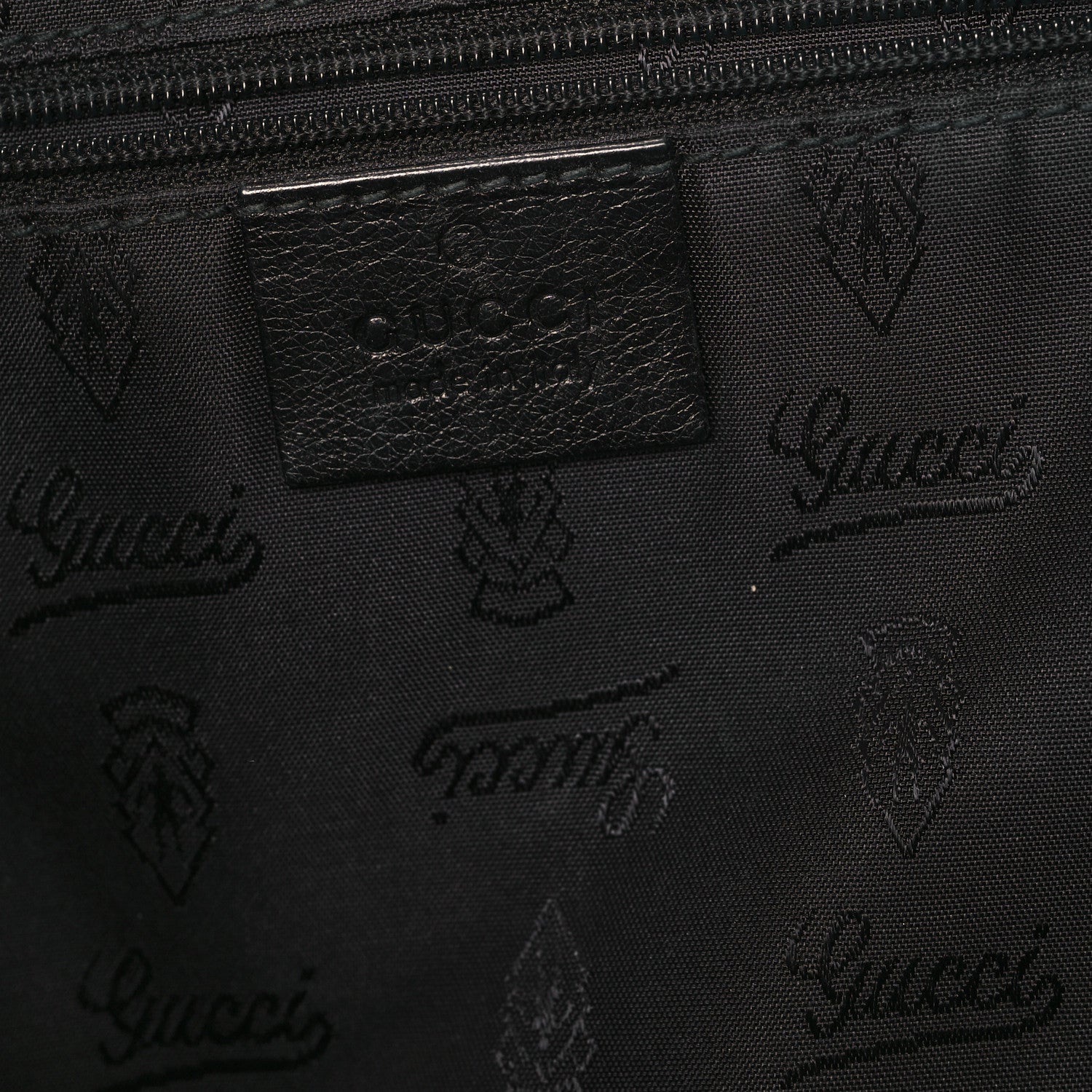 Gucci Guccissima Large New Ladies Web Hobo Black 6 of 15