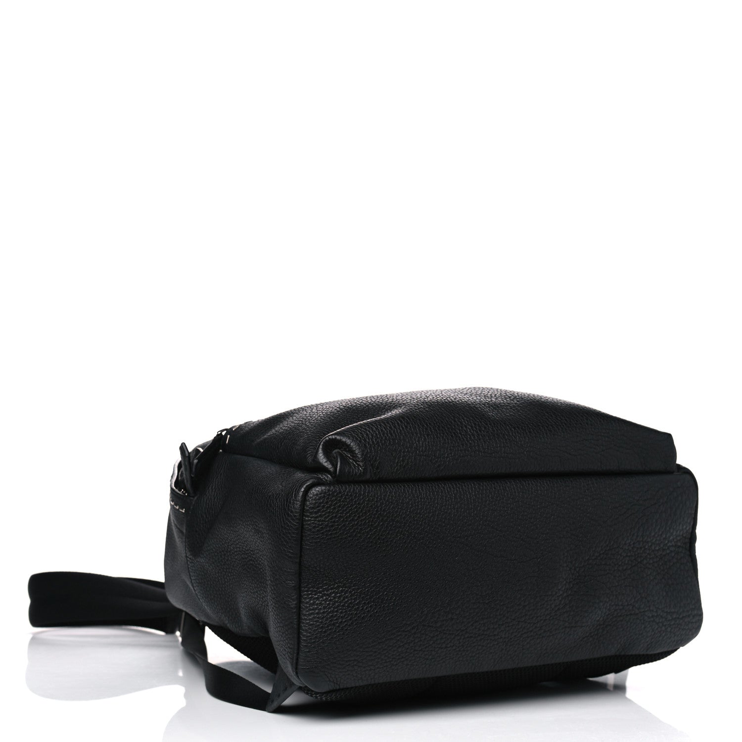 Fendi Cuoio Romano Selleria Monster Eyes Metal Stitch Backpack Black 3 of 8
