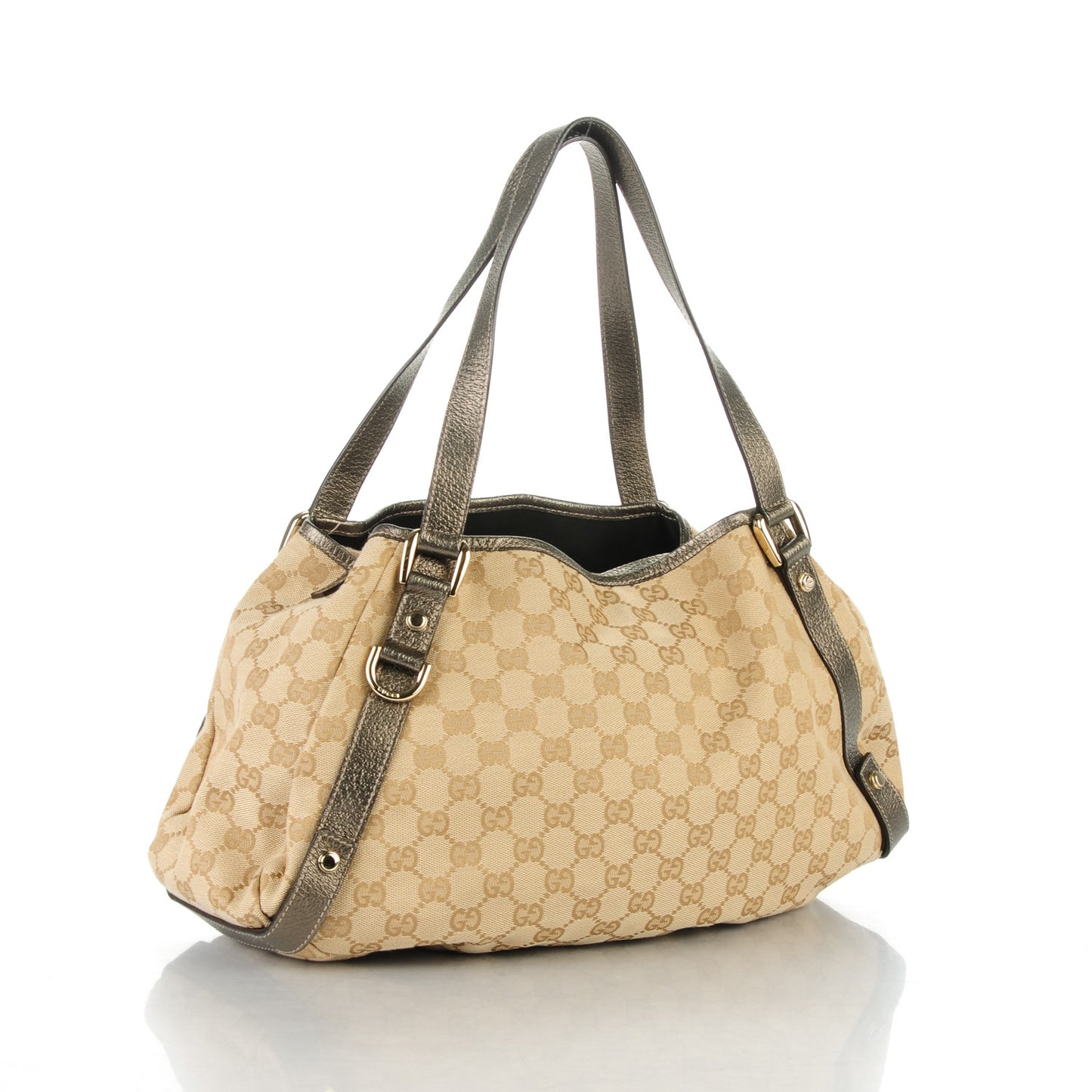 Monogram Medium Abbey Shoulder Bag Pewter