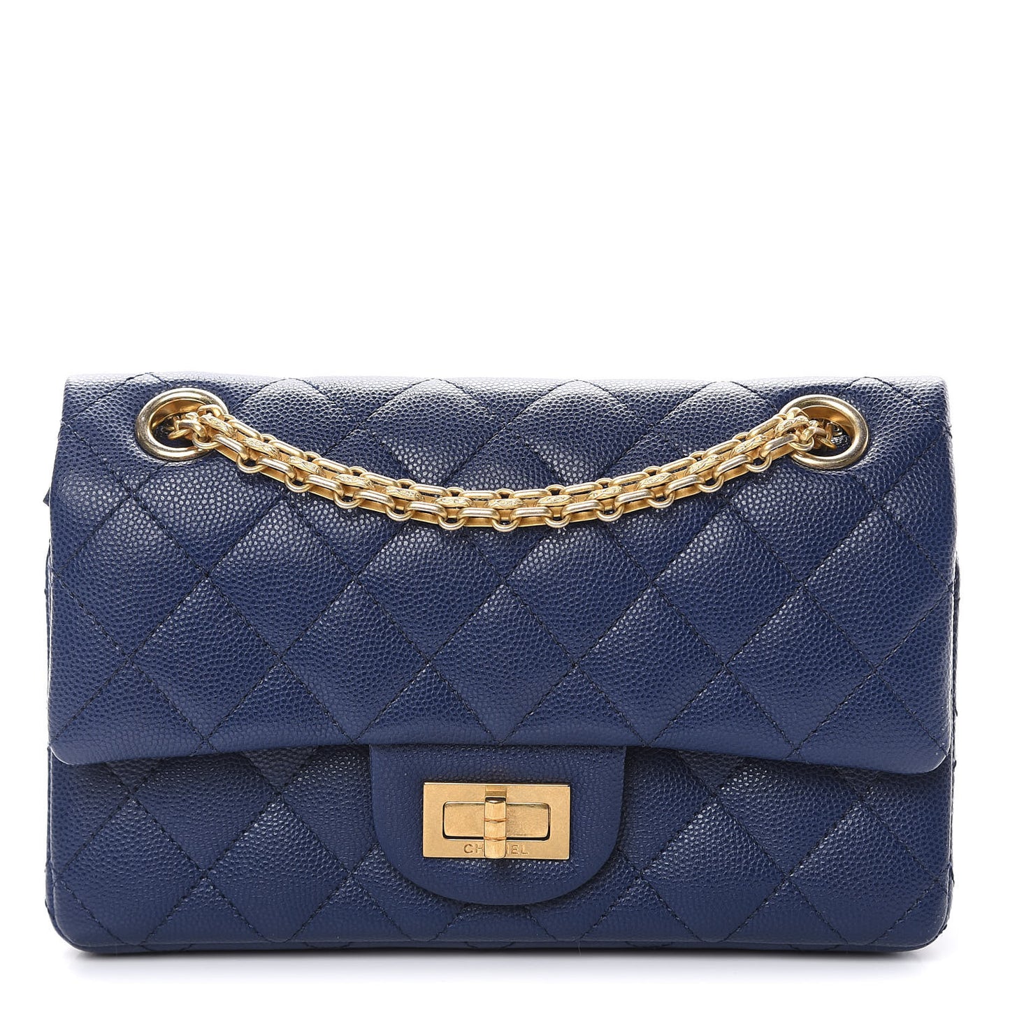 Caviar 2.55 Reissue 224 Flap Dark Blue