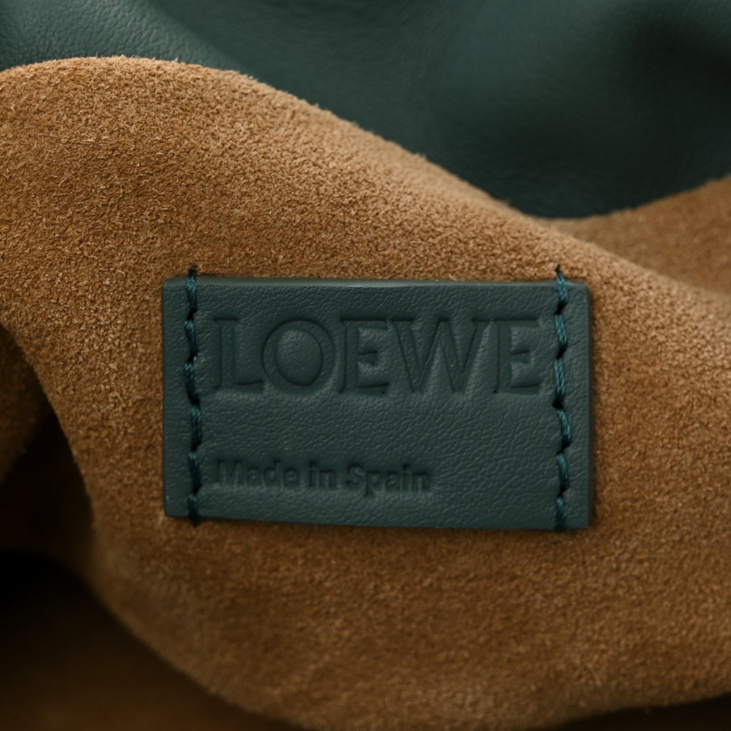 Loewe Nappa Medium Flamenco Knot Bag Vetiver 6 of 12