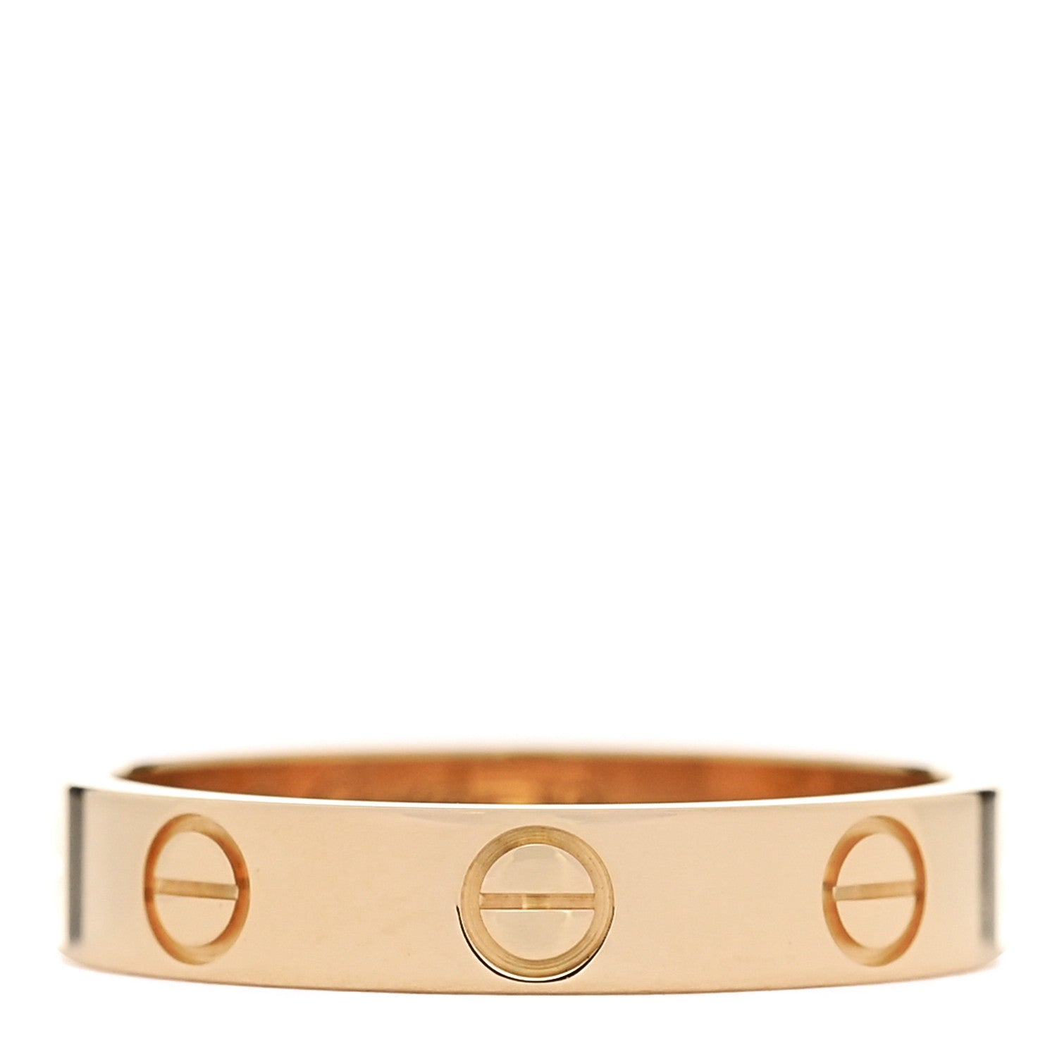 Cartier 18K Yellow Gold 3.5mm LOVE Wedding Band Ring 52 6 1 of 5