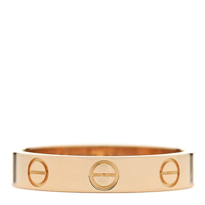 Cartier 18K Yellow Gold 3.5mm LOVE Wedding Band Ring 52 6 1 of 5
