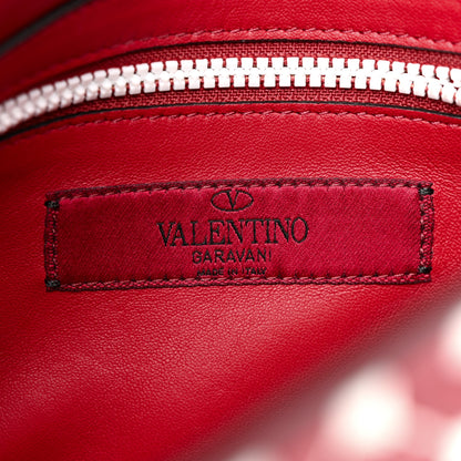 Valentino Garavani Lambskin Medium Free Rockstud Spike Shoulder Bag Rosso Valentino 6 of 12