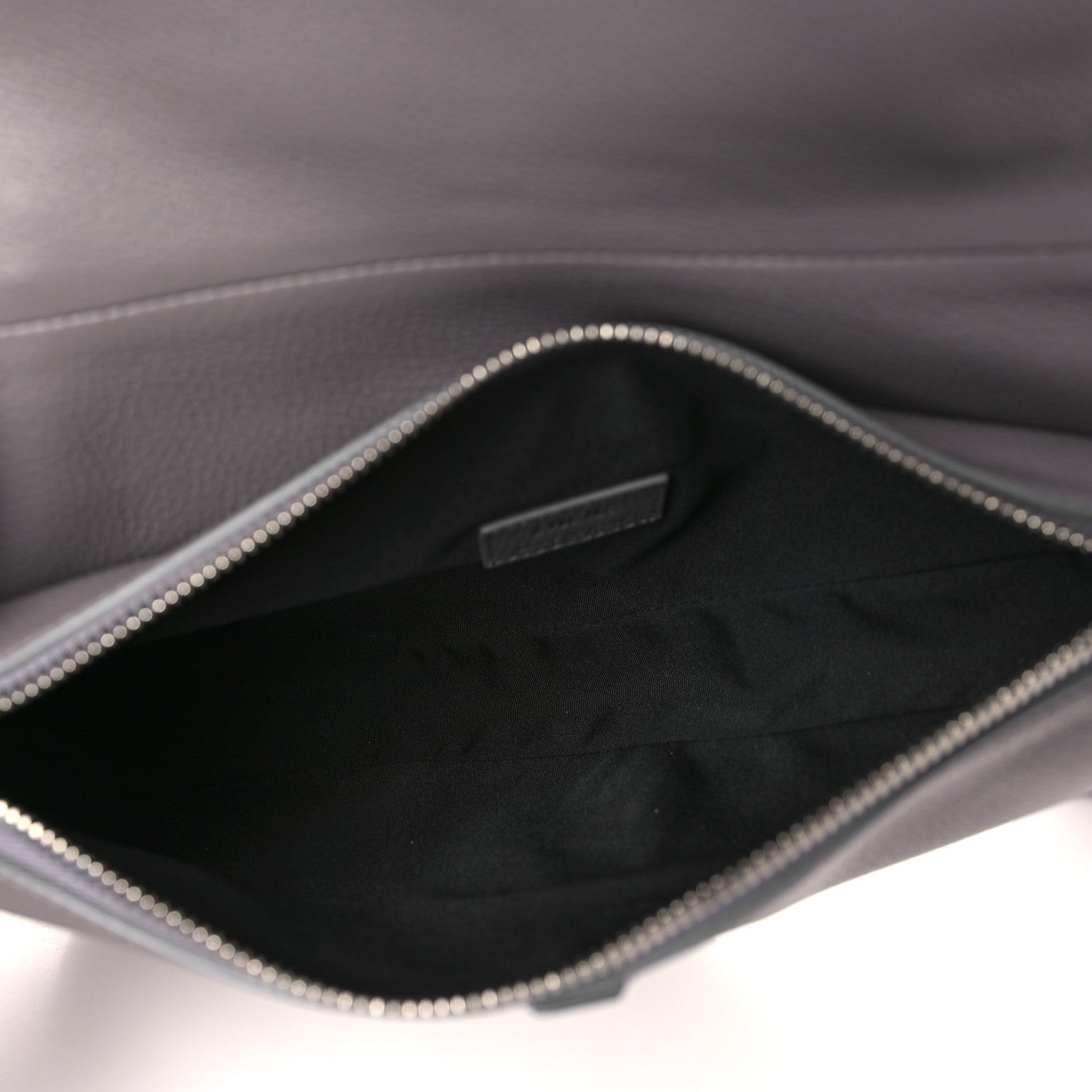 Christian Dior Calfskin Mens Saddle Bag Grey 5 of 9