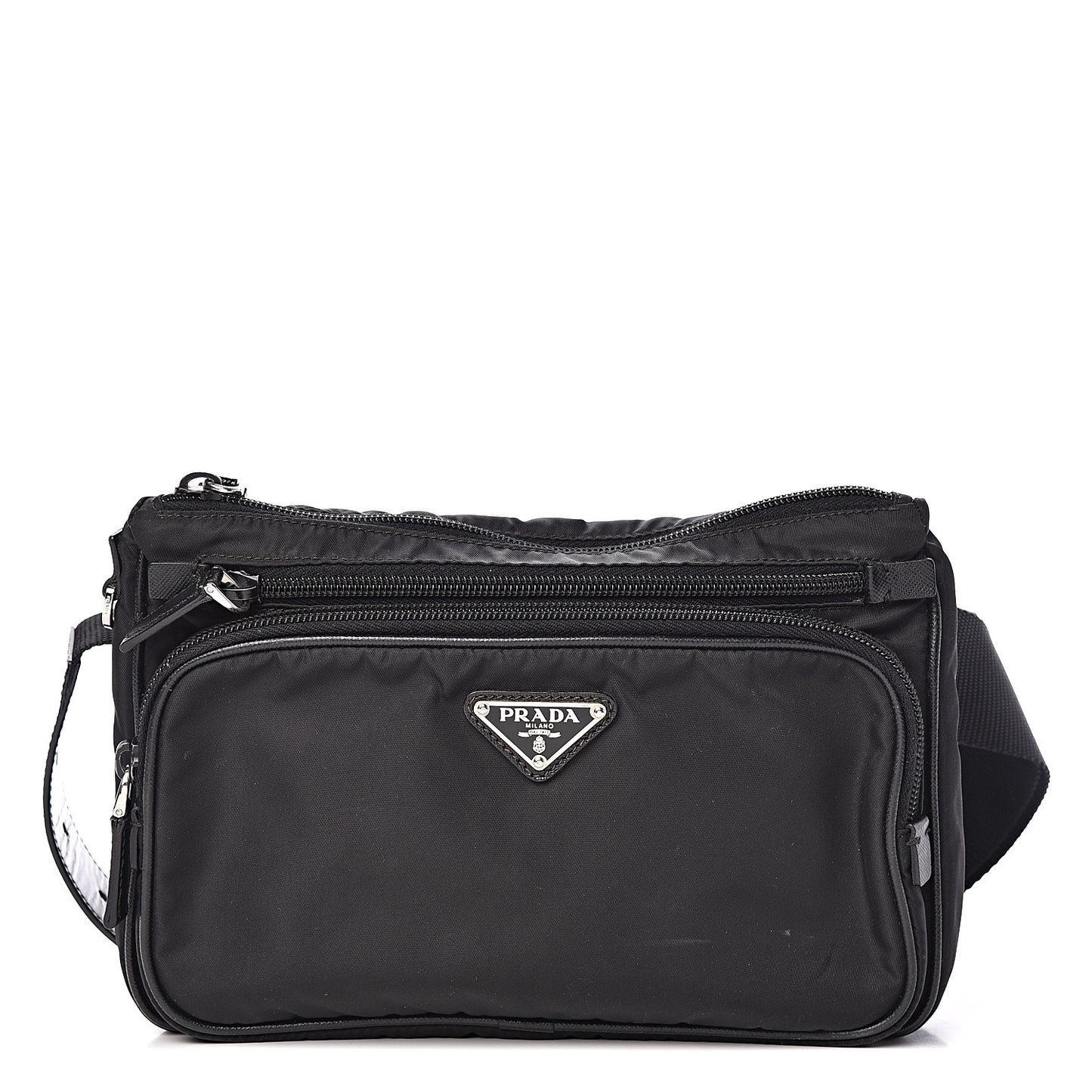 Tessuto Nylon Belt Bag Black