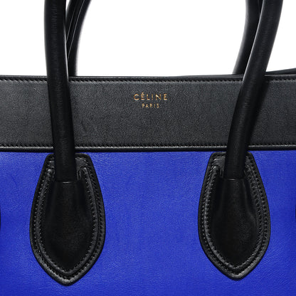 Celine Smooth Calfskin Mini Tri-Color Luggage Indigo 5 of 9