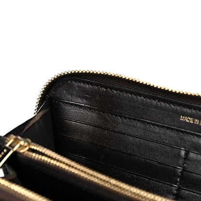 Burberry Haymarket Check Large Ziggy Zip Around Wallet Chocolate 15 of 18