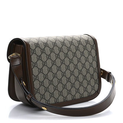 Gucci GG Supreme Monogram Horsebit 1955 Shoulder Bag Beige Brown Sugar 3 of 11