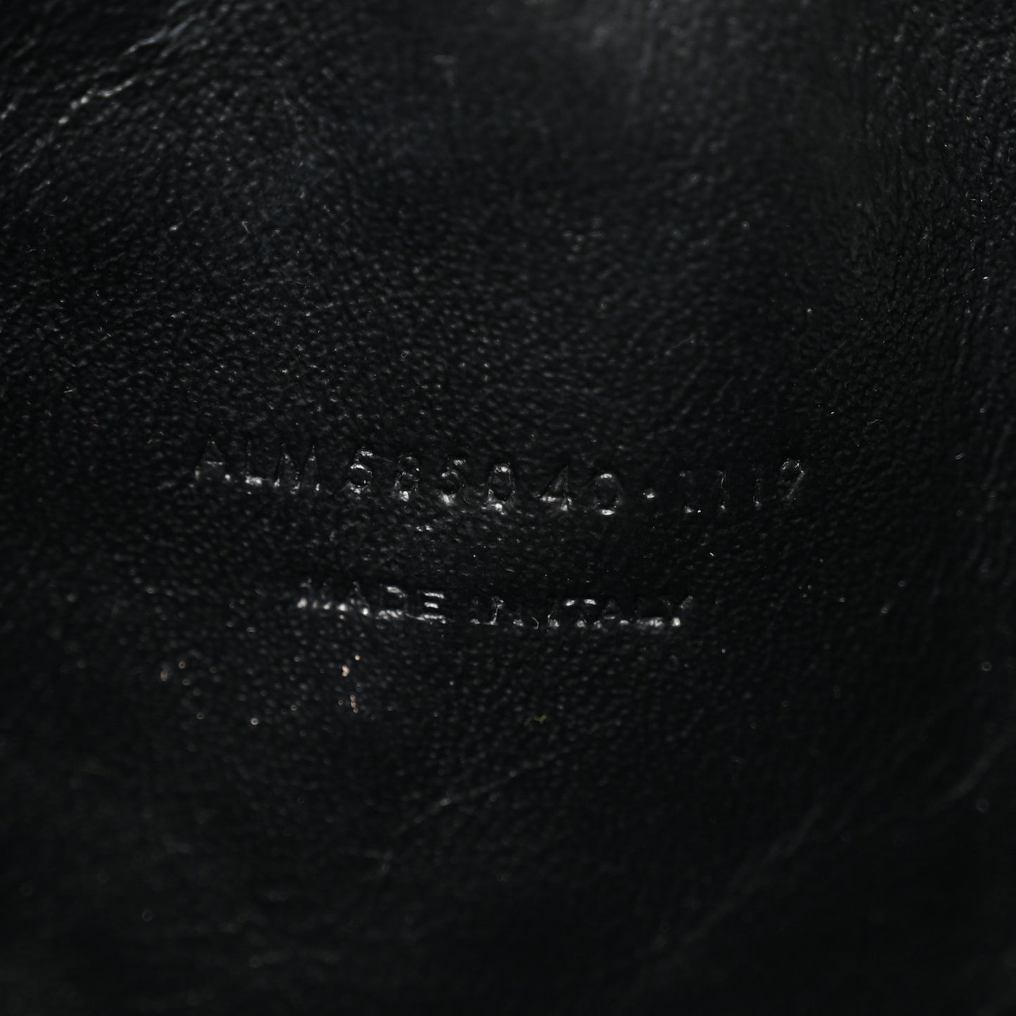 Grain De Poudre Matelasse Monogram Mini Lou Camera Bag Black
