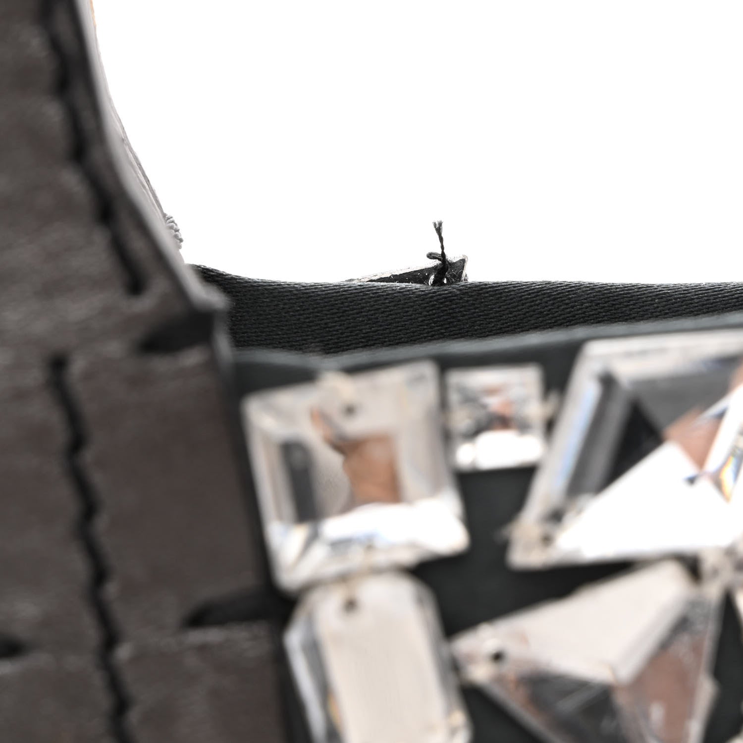 Valentino Garavani Vitello Crystal Ombre Tote Black 11 of 14