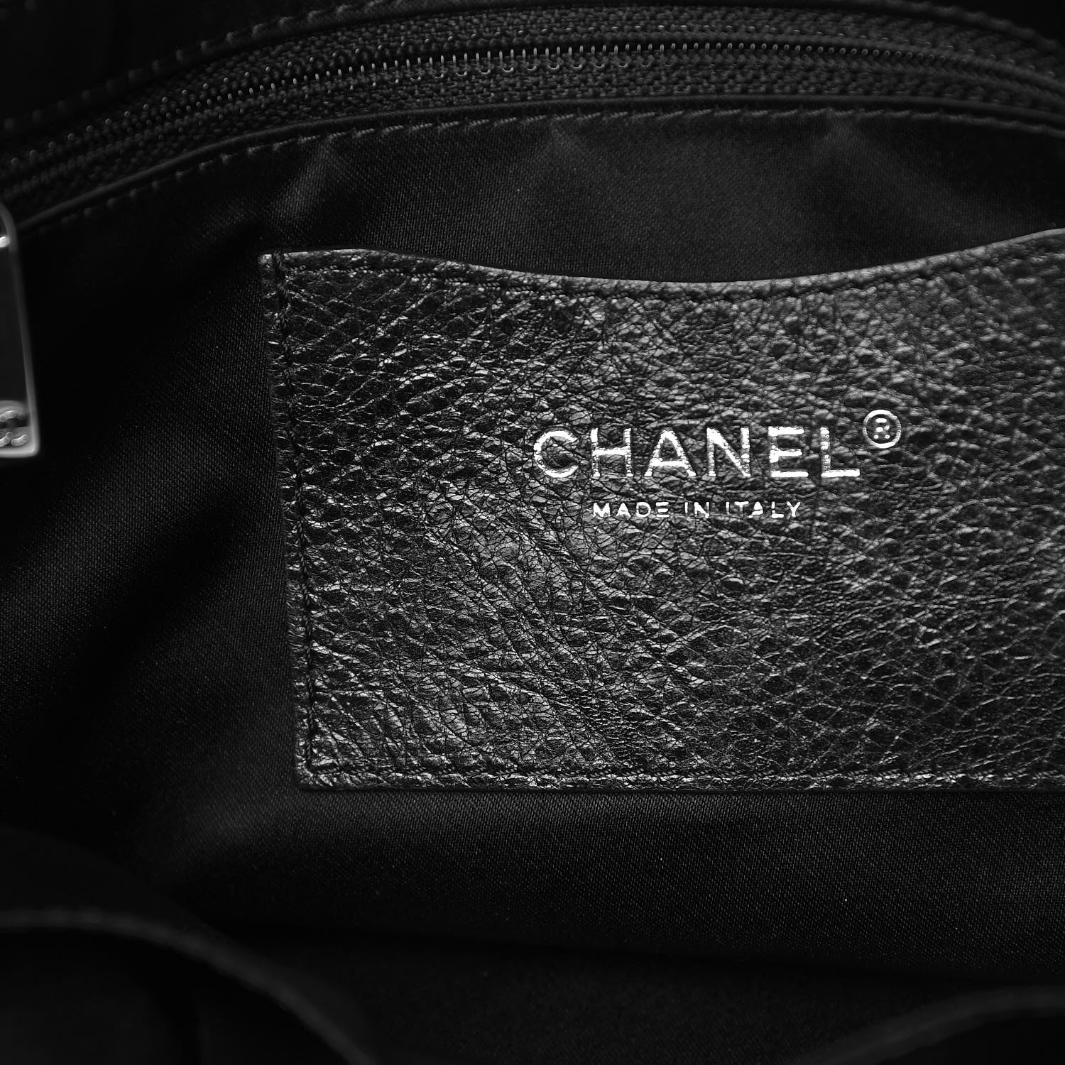 Chanel Glazed Calfskin Stitched On The Road Flap Black 8 of 14