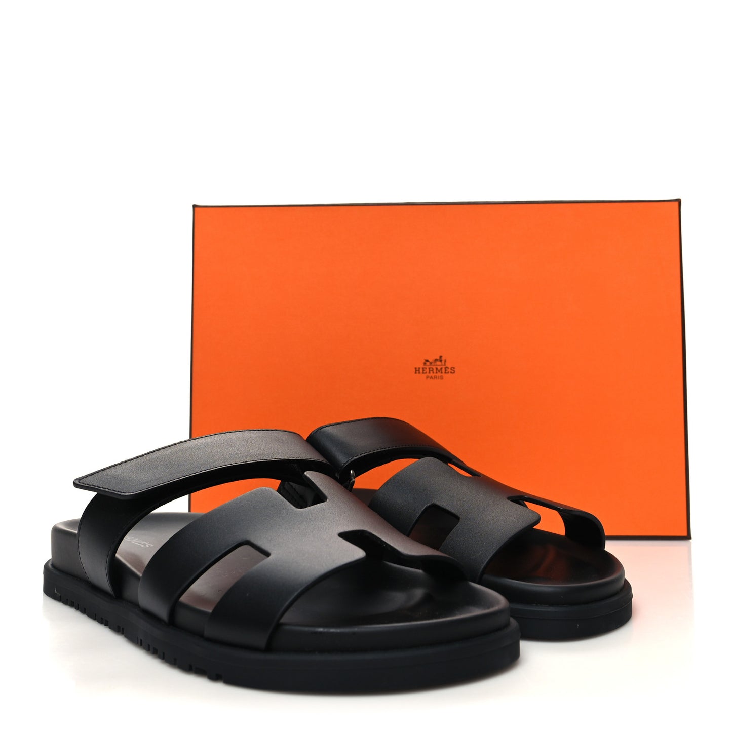 Calfskin Womens Chypre Sandals 38 Black