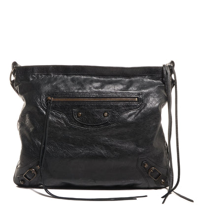 Balenciaga Chevre Classic Hardware Flat Messenger Black 1 of 12