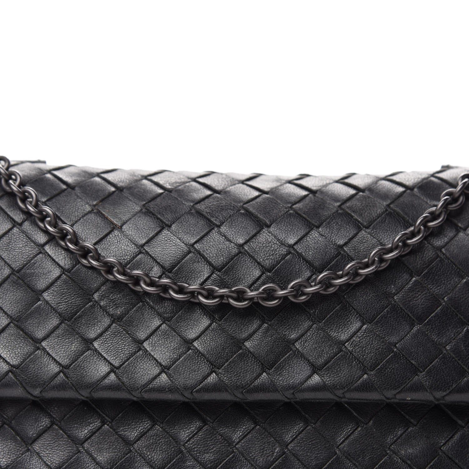 Bottega Veneta Nappa Intrecciato Mini Chain Messenger Black 13 of 13