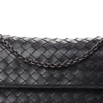 Bottega Veneta Nappa Intrecciato Mini Chain Messenger Black 13 of 13