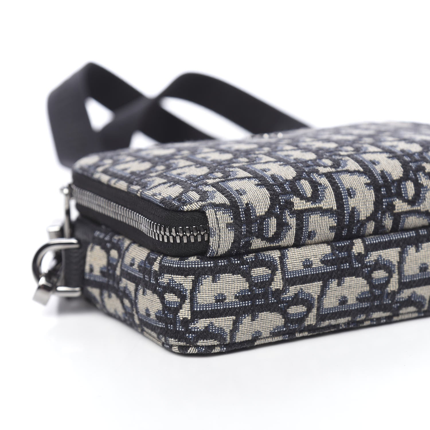 Christian Dior Oblique Pouch Navy Blue 10 of 11