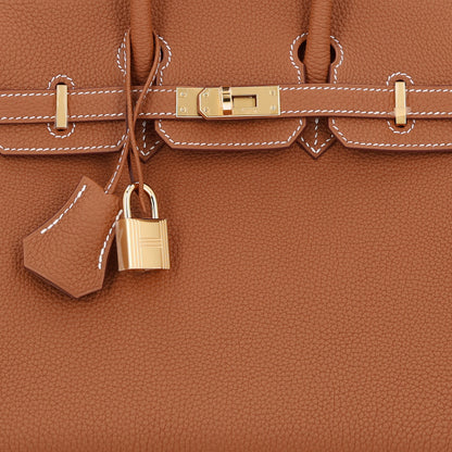 Hermes Togo Birkin 25 Gold 8 of 11