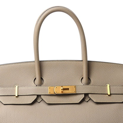 Hermes Togo Horseshoe Birkin 35 Gris Tourterelle Ardoise 18 of 18