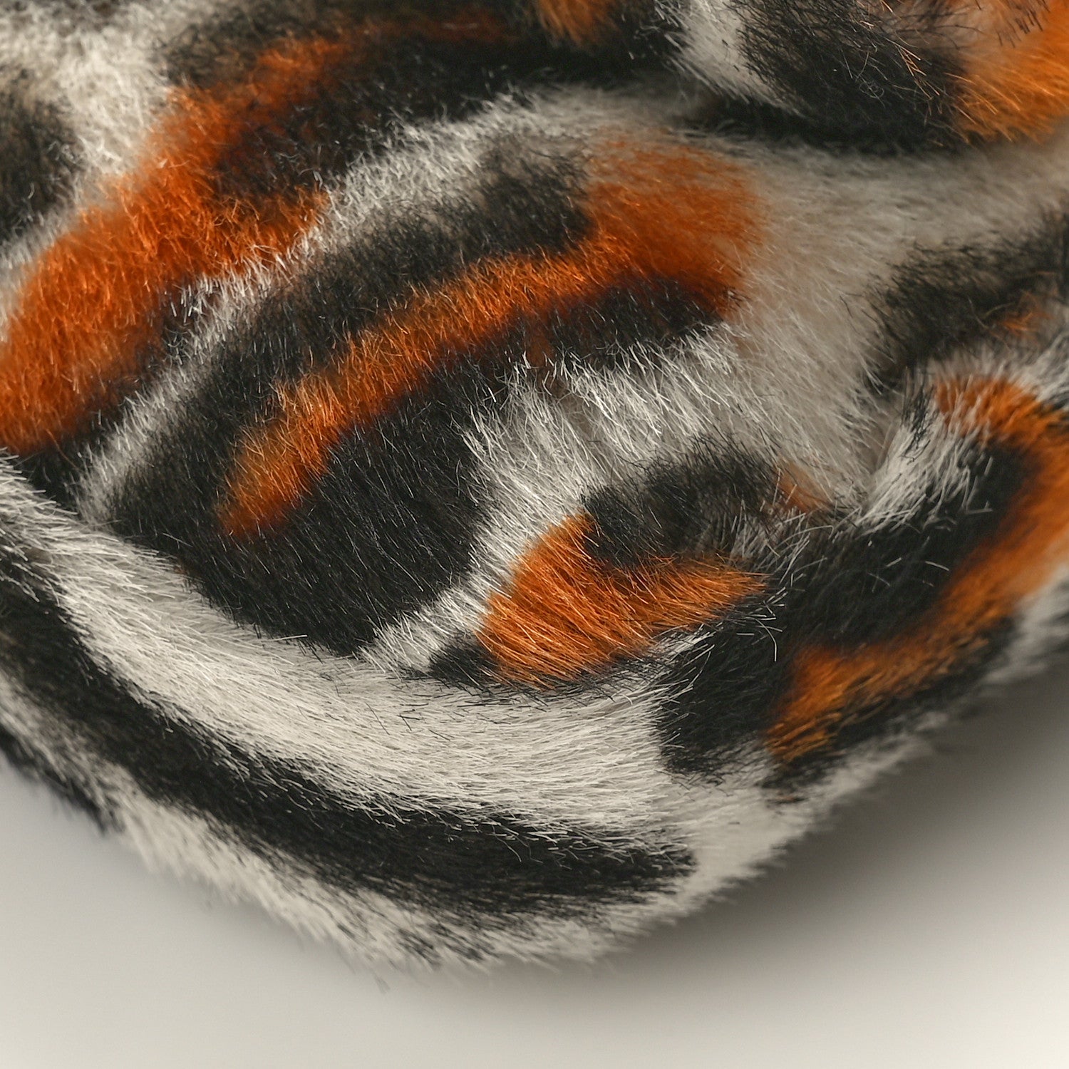 Fendi Calf Hair Leopard Print Phone Baguette Moro 10 of 10