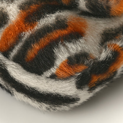 Fendi Calf Hair Leopard Print Phone Baguette Moro 10 of 10