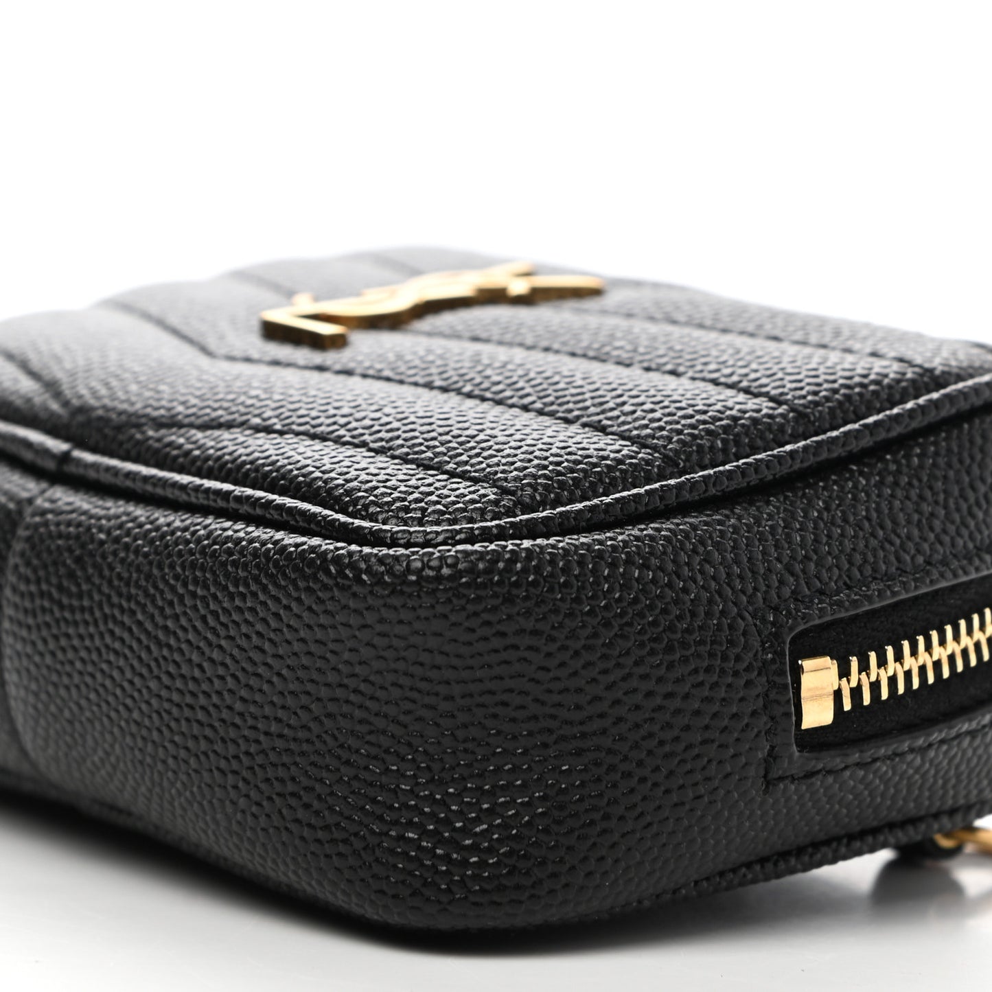 Grain De Poudre Matelasse Monogram Baby Lou Camera Bag Black