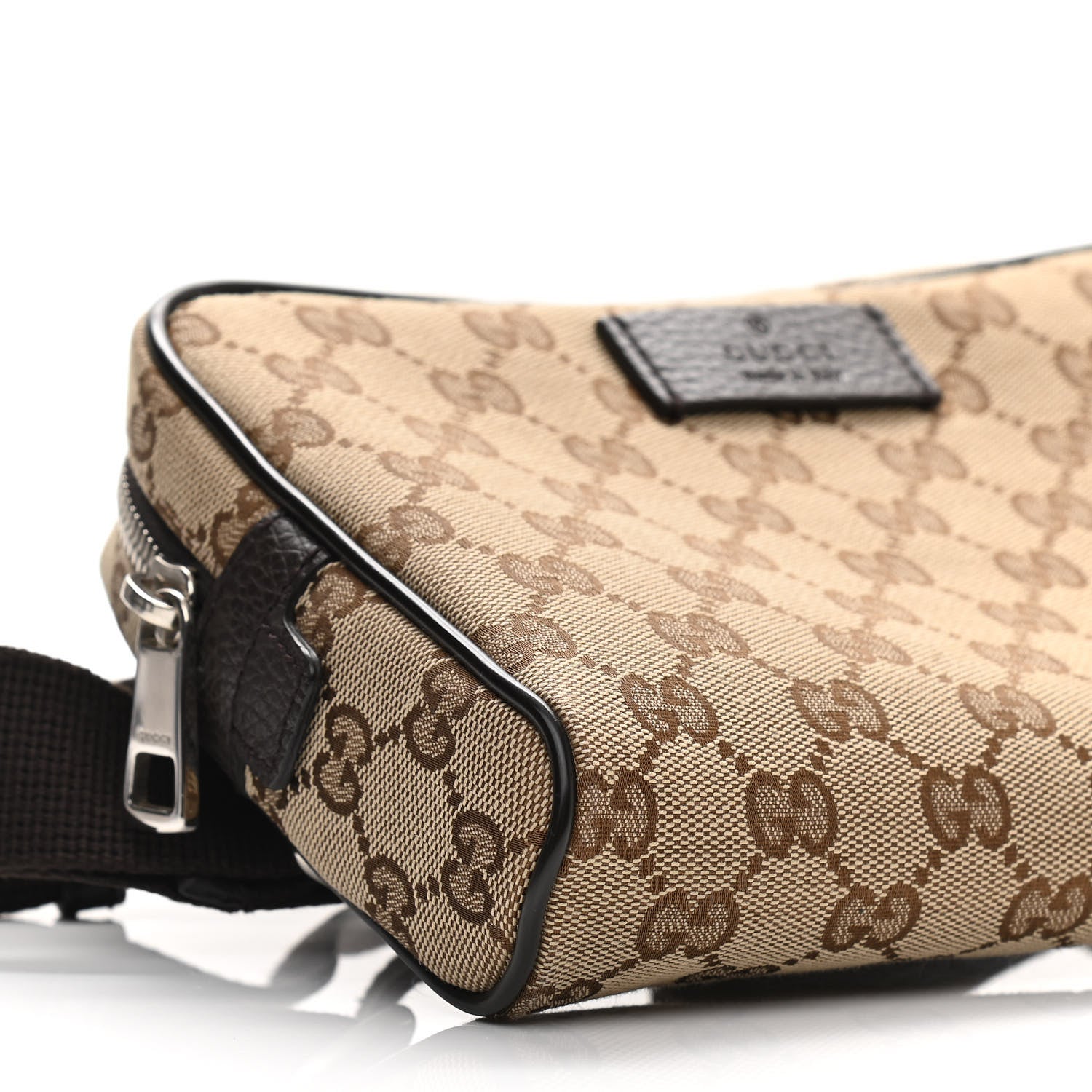Gucci Monogram Belt Bag Dark Brown 10 of 11