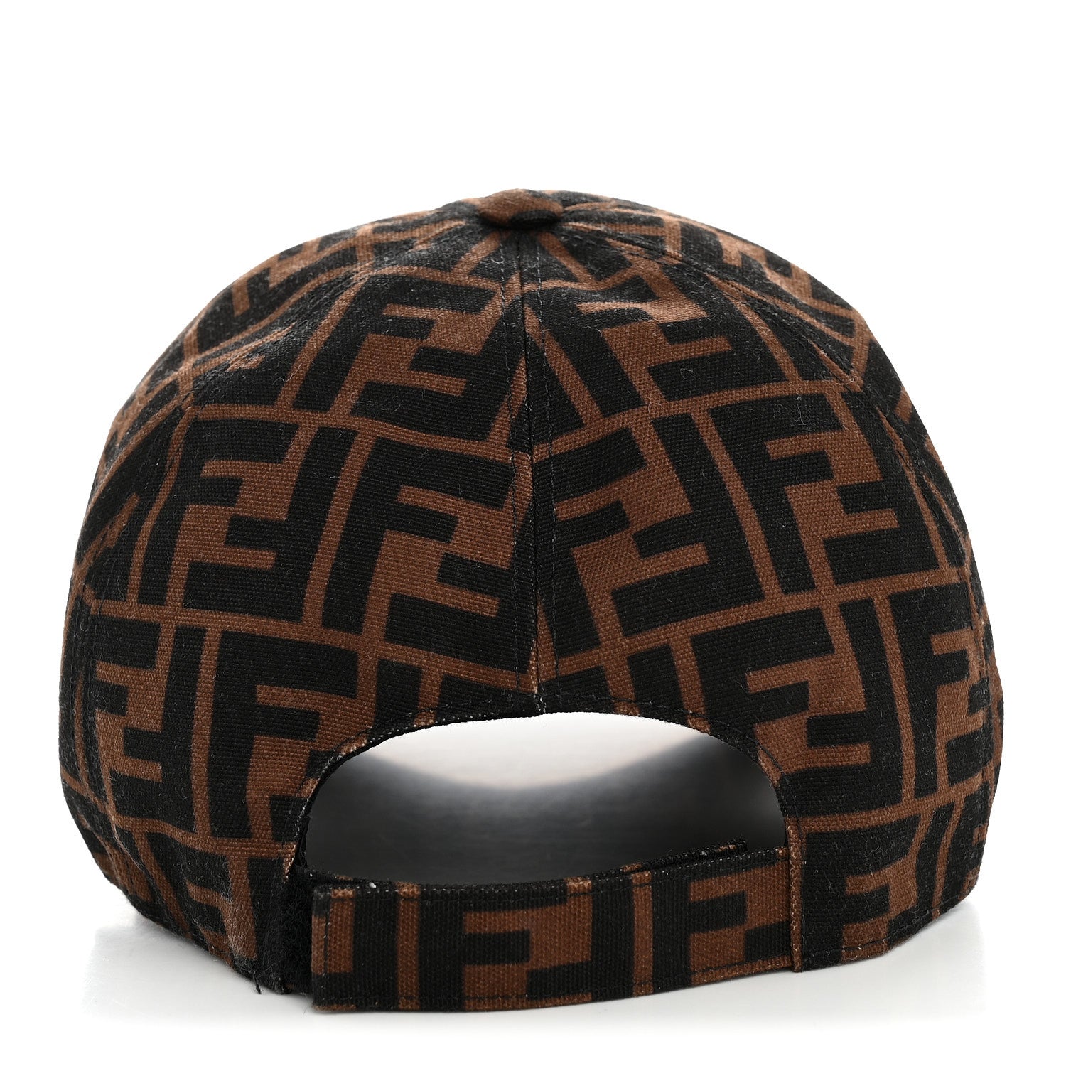 Fendi Canvas FF Reloaded Baseball Hat Tobacco Red 6 of 8