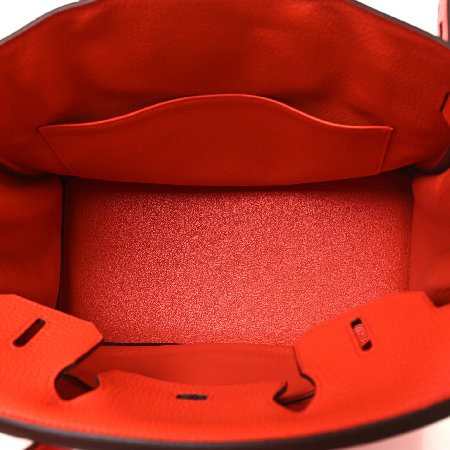 Taurillon Clemence Birkin 30 Orange Poppy