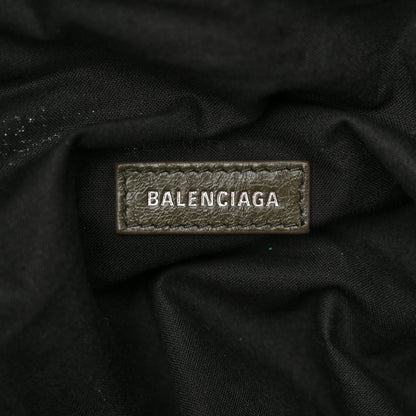 Balenciaga Agneau Arena Superbusy Large Sling Zip Shoulder Bag Khaki 6 of 10