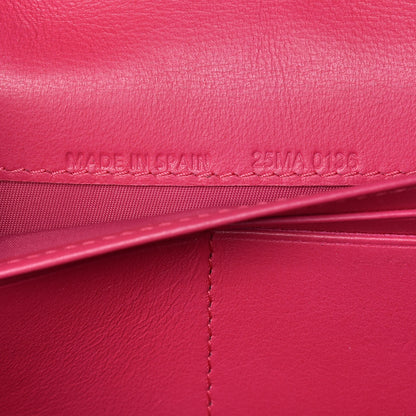Christian Dior Patent Cannage Rendezvous Wallet Pink 7 of 13