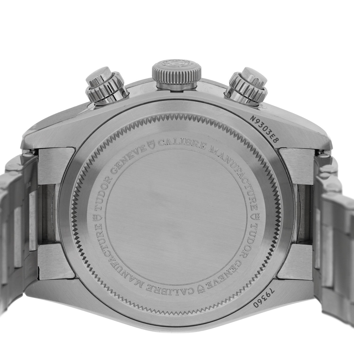 TUDOR Stainless Steel 41mm Black Bay Chronograph Panda Automatic Watch White 79360N 4 of 5
