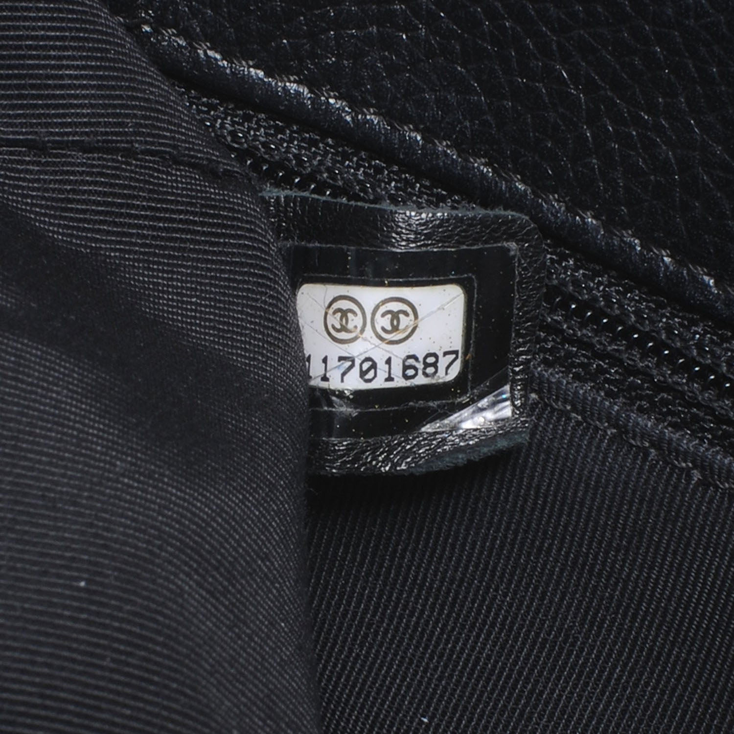 Chanel Calfskin Cerf Executive Shopper Tote Black 8 of 8
